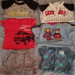 3/50$ 0-3 month baby boy shorts onepiece
